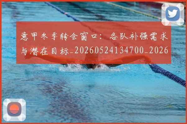 意甲冬季转会窗口：各队补强需求与潜在目标_20260524134700_20260609192450